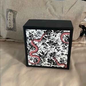 Gucci Black and White Box with Red Accents